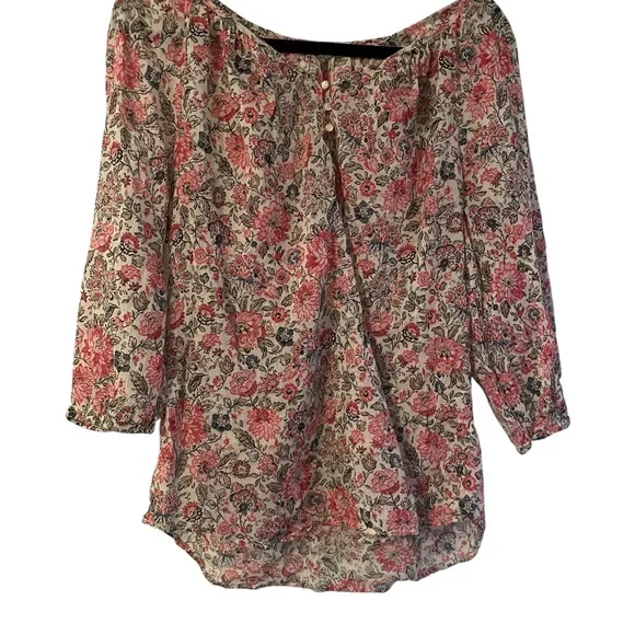 Floral Peasant Blouse EUC - Picture 2 of 5